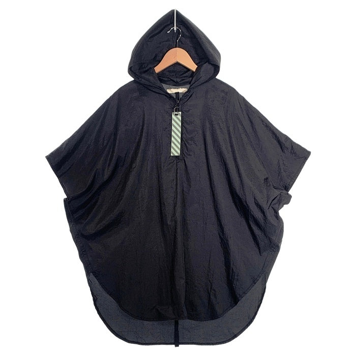 OFF-WHITE オフホワイト プルオーバー ナイロン ポンチョ アノラック ジャケット ブラック Size S 福生店
