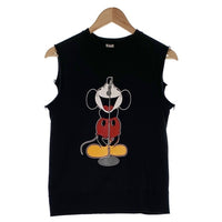 NUMBER(N)INE ナンバーナイン Disney ディズニー ミッキーマウスプリント ノースリーブスウェット ブラック Size 1 福生店