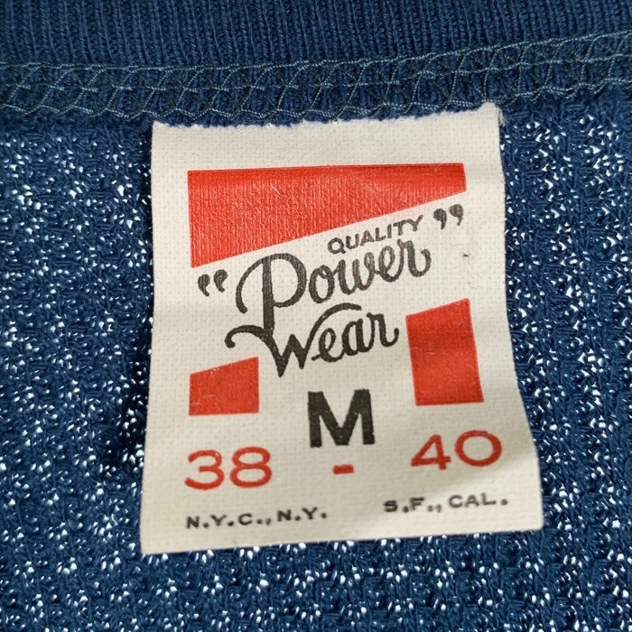 FREEWHEELERS フリーホイーラーズ Power Wear MOTOR PSYCLONE クルーネックサーマルカットソー ネイビー Size M 福生店