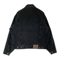 Calvin Klein Jeans カルバンクラインジーンズ ブラックデニム 4つポケット トラッカージャケット Gジャン ブラック sizeL 瑞穂店