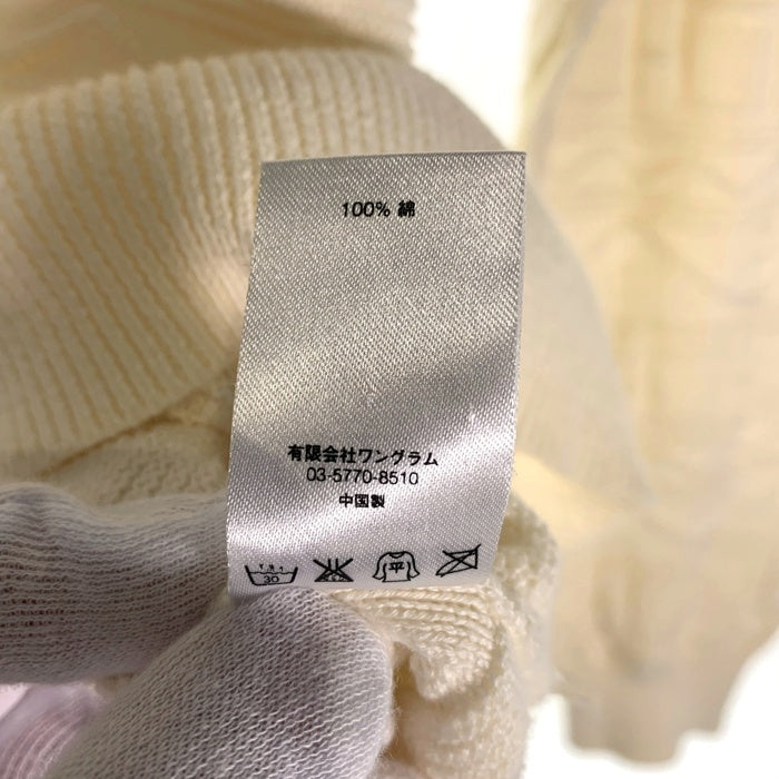 SUPREME シュプリーム Cotton Jacquard Sweater コットン ジャガード セーター ナチュラル Size S 福生店