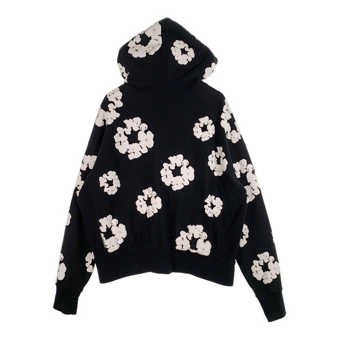 READYMADE レディメイド DENIM TEARS デニムティアーズ COTTON WREATH HOODIE コットンリースフーディ プルオーバースウェットパーカー ブラック ホワイト RE-DT-BK-00-00-08 Size L 福生店