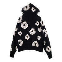 READYMADE レディメイド DENIM TEARS デニムティアーズ COTTON WREATH HOODIE コットンリースフーディ プルオーバースウェットパーカー ブラック ホワイト RE-DT-BK-00-00-08 Size L 福生店
