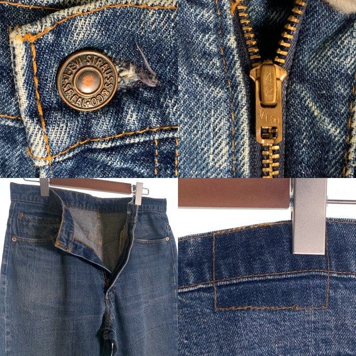 70's Levi's リーバイス 517-0217 ブーツカット デニムパンツ インディゴ トップ裏16 TALON42 閂黒 Size 36×30 福生店