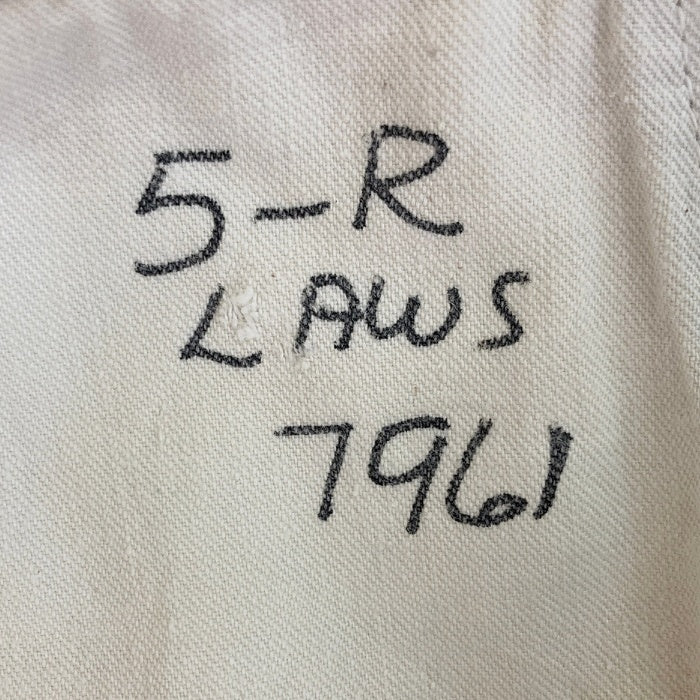 US ARMY アメリカ軍 60's アルミジップ アーミーチノ チノパンツ カーキ size- 瑞穂店