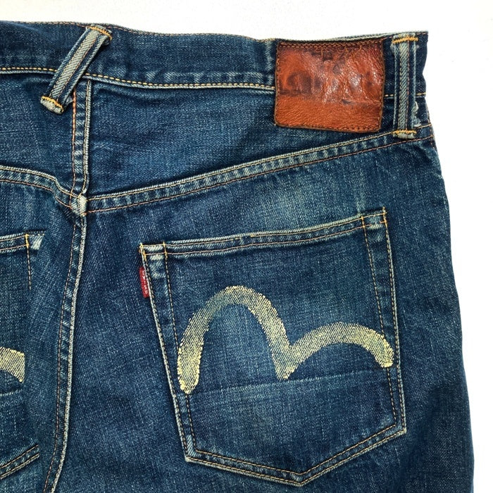 EVISU エヴィス Lot 2000 テーパードデニムパンツ ジーンズ インディゴ Size 34×35 瑞穂店
