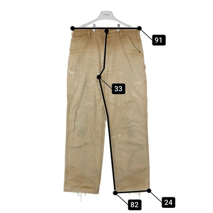 Carhartt カーハート B11 BRN メキシコ製 リペア有 ペインターパンツ ブラウン size36 瑞穂店