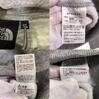 THE NORTH FACE ノースフェイス Small Logo Heather Sweat Hoodie 刺繍 スモールロゴ ヘザー スウェット プルオーバー フーディー パーカー グレー NT62342 Size XL 福生店