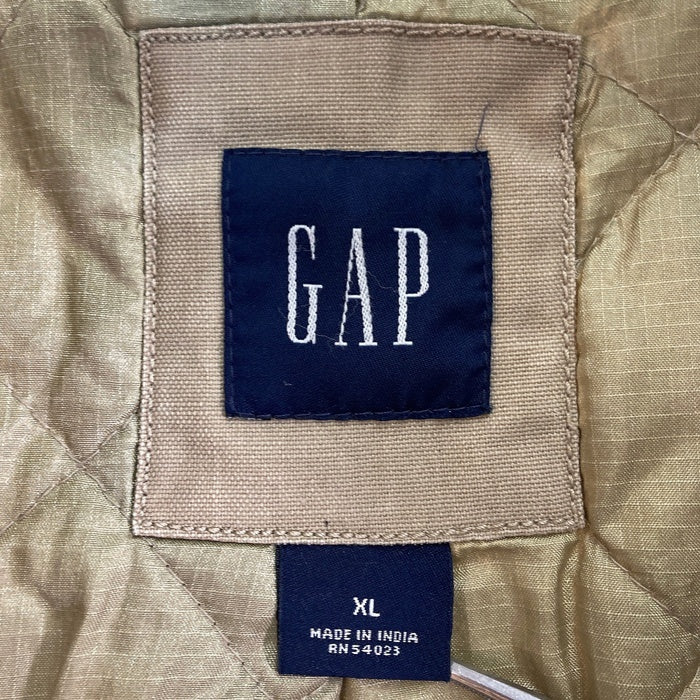 GAP ギャップ 00s 中綿 ステンカラーコート ベージュ sizeXL 瑞穂店