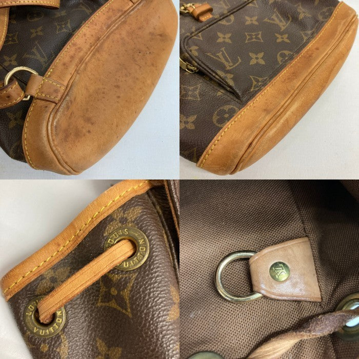 LOUIS VUITTON ルイヴィトン M51137 モンスリPM モノグラム バックパック リュックサック ブラウン 瑞穂店