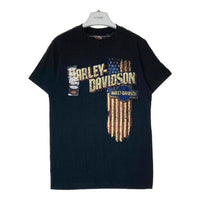 HARLEY DAVIDSON ハーレーダビッドソン USA製 VERTICAL FLAG ADT USA Tシャツ ブラック sizeS タグ付き 瑞穂店