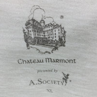 Chateau Marmont HOTEL シャトーマーモント プリントTシャツ オフホワイト ホテル Size XL 福生店