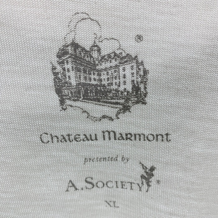 Chateau Marmont HOTEL シャトーマーモント プリントTシャツ オフホワイト ホテル Size XL 福生店