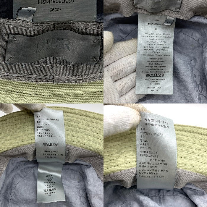 DIOR ディオール CACTUS JACK カクタスジャック トラヴィススコット ボブハット バケット 刺繡 カーキ 033C906U4511 Size M 福生店