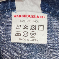 WAREHOUSE ウエアハウス Lot1231 NEWDEAL PROGRAMS DENIM TROUSERS デニム トラウザーパンツ インディゴ Size 32 瑞穂店