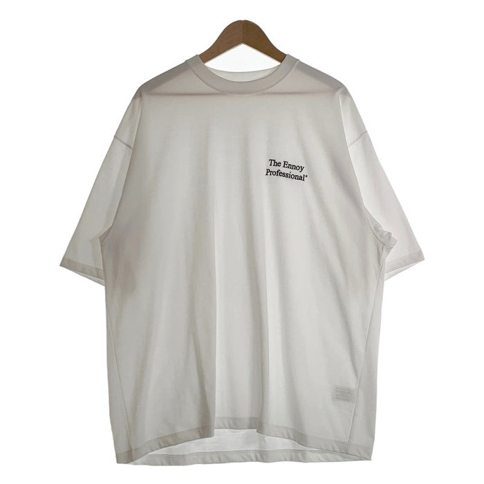 The Ennoy Professional エンノイ プロフェッショナル 24SS Logo T-Shirt ロゴ刺繡 Tシャツ ホワイト SS24BRENCT04NTL Size XXL 福生店