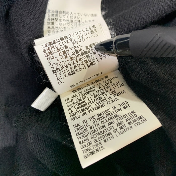 Yohji Yamamoto POUR HOMME ヨウジヤマモトプールオム 20SS New Era ニューエラ ロゴ刺繡 バックプリント Tシャツ ブラック HN-T98-082-1A Size XXL 福生店