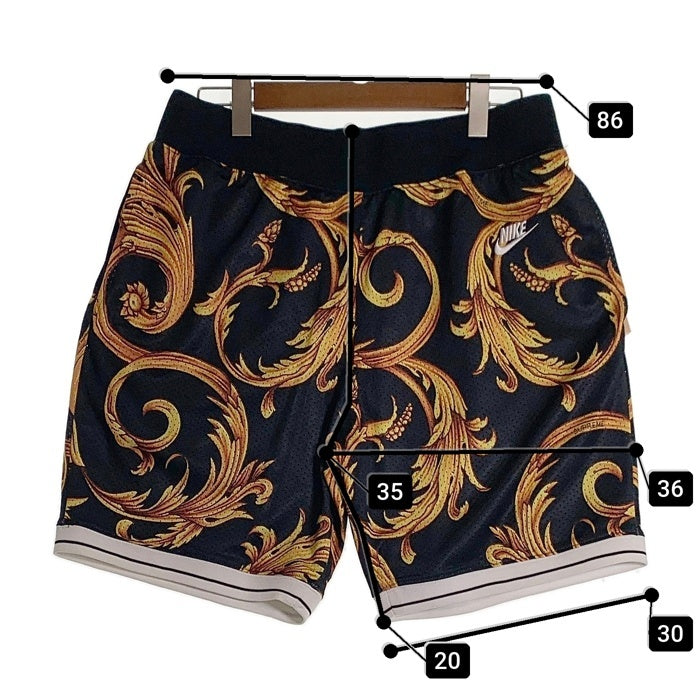 SUPREME シュプリーム NIKE ナイキ 14SS Basketball Shorts バスケットボール ショーツ ブラック ゴールド 648794-010 Size M 福生店