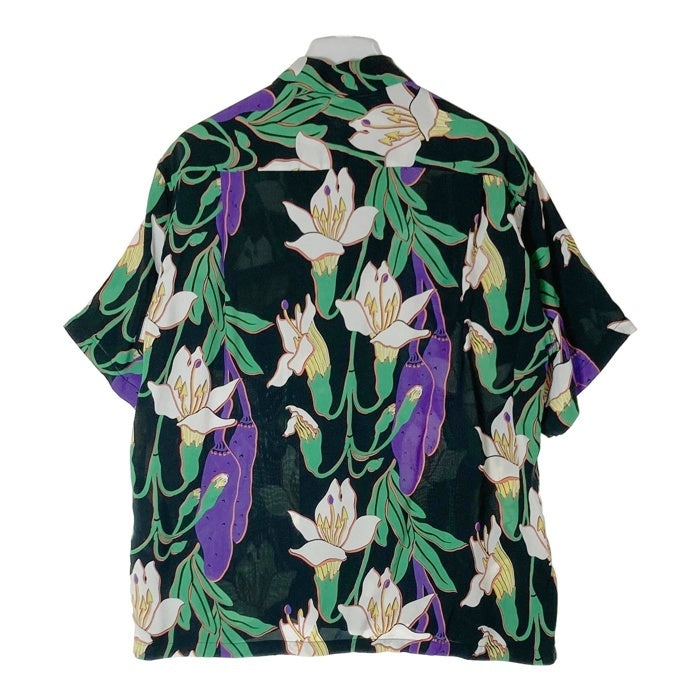 SUN SURF サンサーフ SS38799 RAYON HAWAIIAN SHIRT 'CANOE TREE' カヌーツリー アロハシャツ ブラック sizeM 瑞穂店
