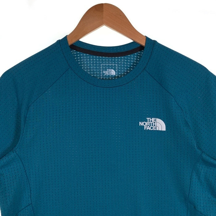 THE NORTH FACE ノースフェイス Expedition S/S Dry Dot Crew エクスペディション ショートスリーブ ドライドットクルー 半袖 Tシャツ ブルーモス NT12324 Size L 福生店