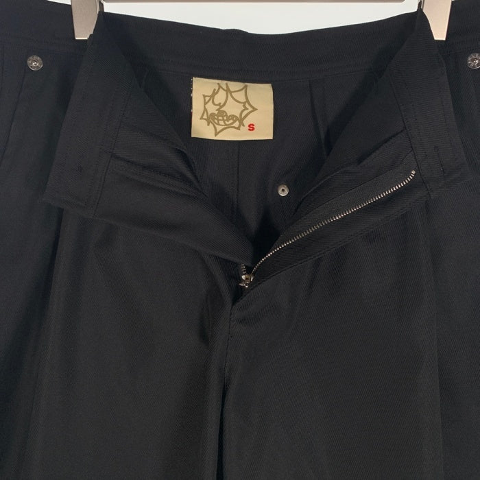 SHIRLEY シャーリー 1タック ワイドチノショートパンツ ブラック Size S 福生店