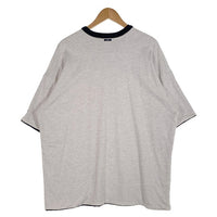 Nautica ノーティカ ダブルフェイス Tシャツ グレー ネイビー TOO BIG Size XXL 相当 福生店