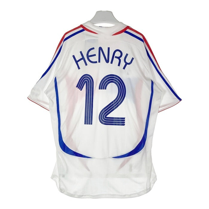 adidas アディダス H8512 フランス代表 06/07 アウェイ ユニフォーム＃12 アンリ ホワイト sizeXL 瑞穂店
