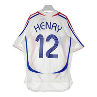 adidas アディダス H8512 フランス代表 06/07 アウェイ ユニフォーム＃12 アンリ ホワイト sizeXL 瑞穂店