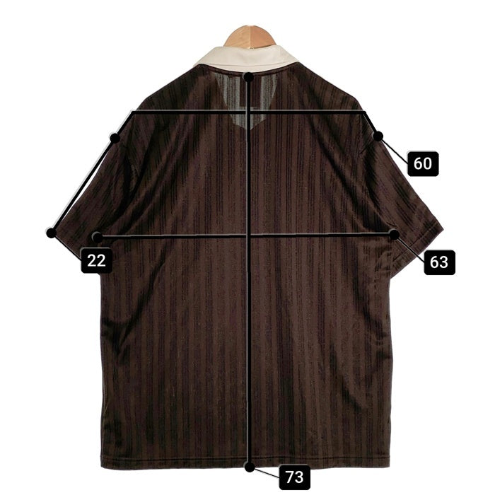 adidas アディダス U FOOTBALL JERSEY TEE フットボールジャージ Tシャツ ブラウン JX3851 Size JP 2XL 福生店