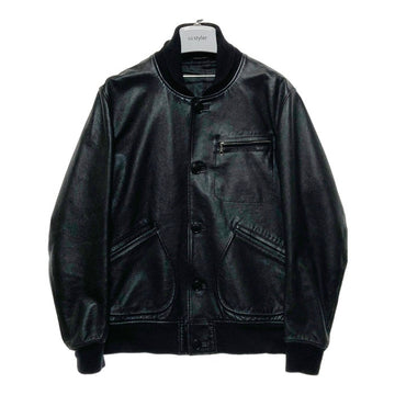 UNITED ARROWS ユナイテッドアローズ 3225-699-1299 green label relaxing  レザー ジャケット ブラック sizeM 瑞穂店
