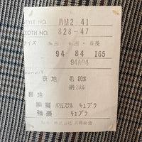 BURBERRYS バーバリーズ ウール シルク テーラードジャケット チェック グレー size165AB4 瑞穂店