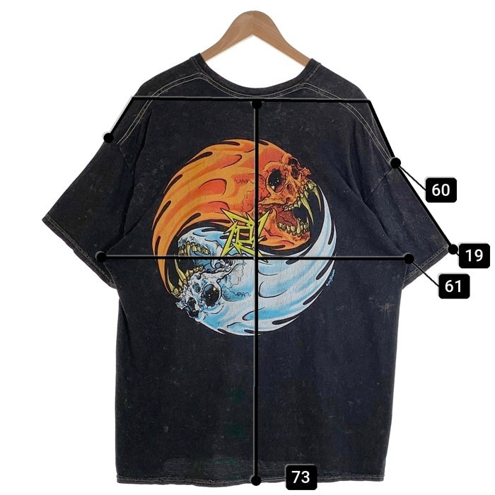 METALLICA メタリカ Pushead パスヘッド プリント 半袖 Tシャツ 2018コピーライト Bravado ブラック Size XL 福生店