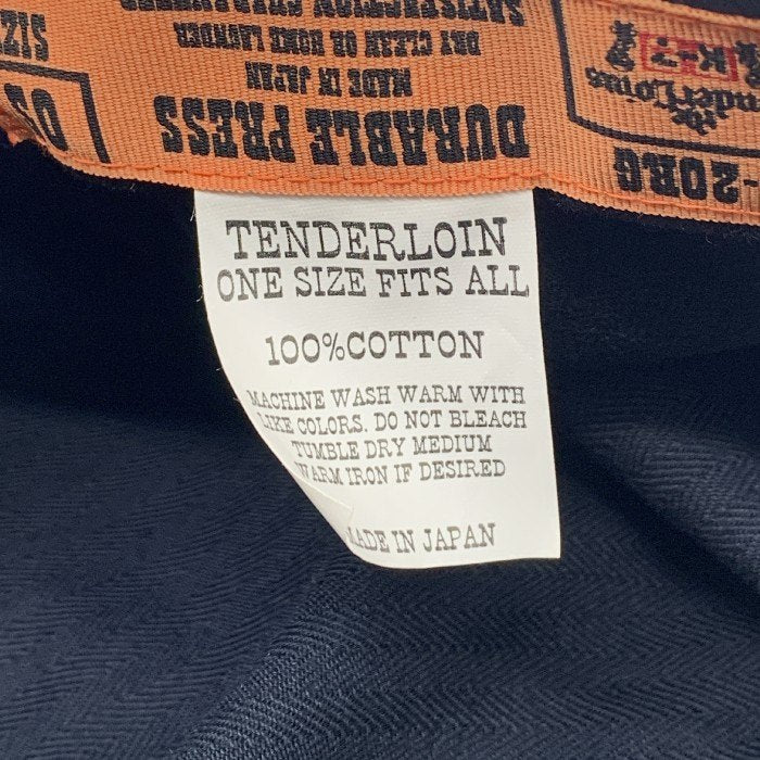 TENDERLOIN テンダーロイン ヘリンボーン コットンツイル ワークキャップ ネイビー 福生店