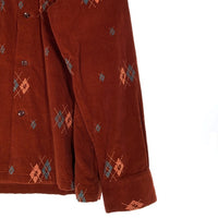 Style Eyes スタイルアイズ アーガイル コーデュロイシャツ ブラウン SE28749 Size M 福生店