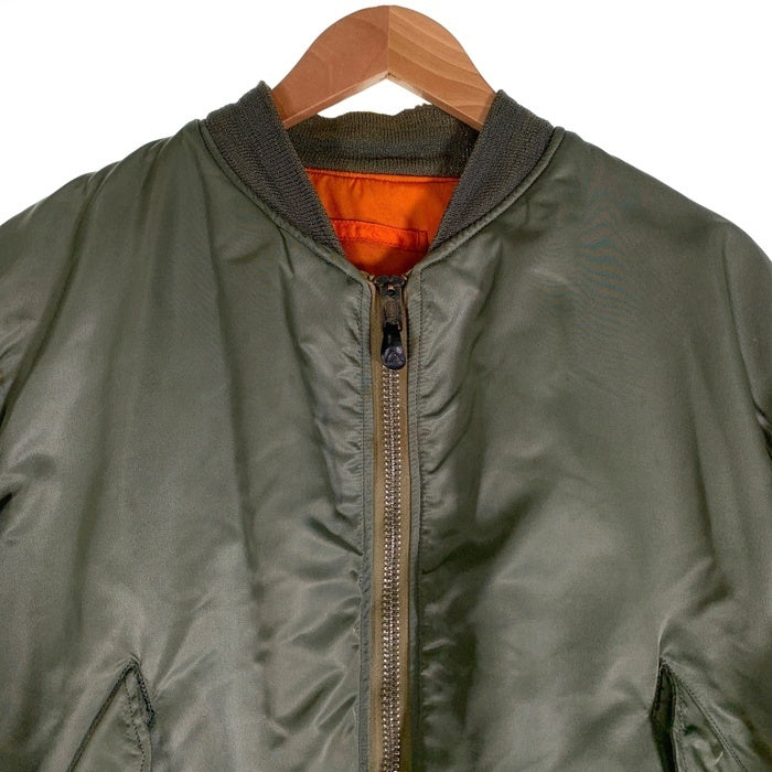 70's ALPHA INDUSTRIES アルファインダストリーズ MA-1 フライトジャケット オリーブ Size L 福生店