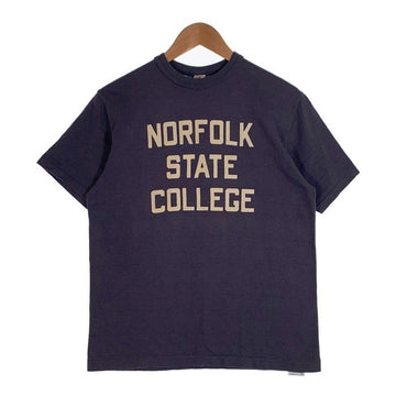 WAREHOUSE ウエアハウス NORFOLK STATE COLLEGE プリントTシャツ ネイビー Size M 福生店