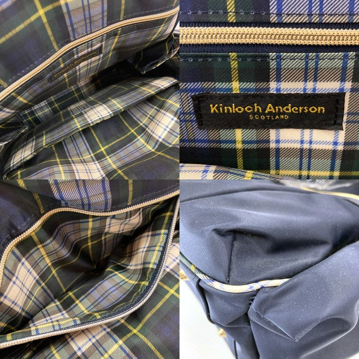 Kinloch Anderson キンロックアンダーソン 3way バック トート ショルダー リュック ネイビー 瑞穂店