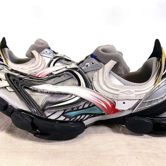 BALENCIAGA バレンシアガ Reptile レプタイル 再構築 ローカットスニーカー シルバー 799518 Size 42 US9 (27.5cm) 福生店