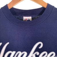 90's majestic マジェスティック Newyork Yankees ニューヨーク ヤンキース JETTER 2 半袖 Tシャツ ネイビー USA製 Size L 福生店