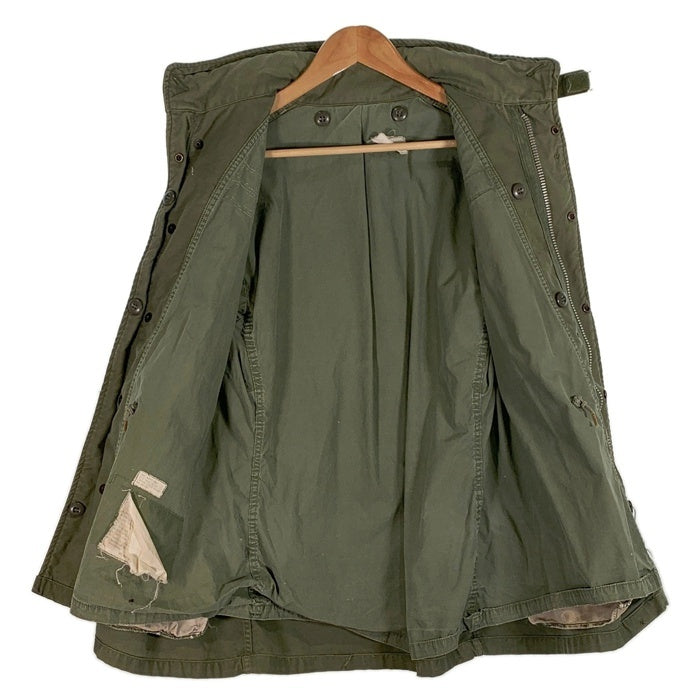 60's U.S.ARMY 米陸軍 M-65 1st ミリタリーフィールドジャケット オリーブ アルミジップ エポーレット無 Size S-S 福生店