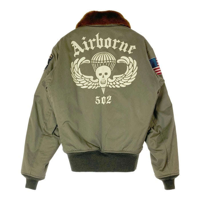 The REAL McCOY'S リアルマッコイズ ラフウェア復刻 AIRBORNE 502 B-10 フライトジャケット オリーブ size40 瑞穂店