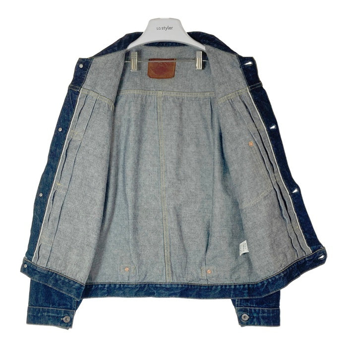 TCB JEANS ティーシービージーンズ 40's 大戦 デニムジャケット Tバック インディゴ Size42 瑞穂店