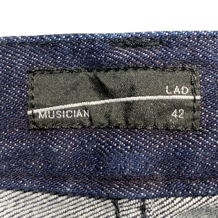 LAD MUSICIAN ラッドミュージシャン デザイン デニムショートパンツ インディゴ 2111-513 Size 42 福生店