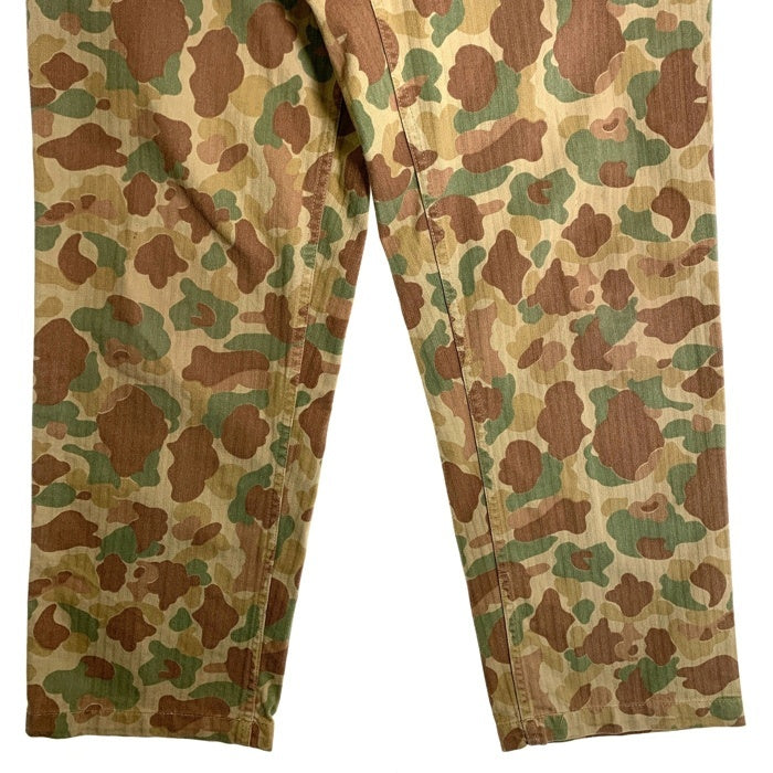 U.S.ARMY レプリカ ダックハンターカモ ミリタリーカーゴパンツ ヘリンボーン Size LL 福生店