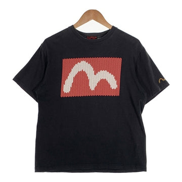 EVISU エヴィス カモメプリント Tシャツ ブラック Size 40 福生店