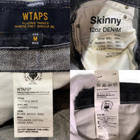 WTAPS ダブルタップス 14AW BLUES SKINNY RAW ブラックデニムパンツ 142GWDT-PTM03 Size M 福生店