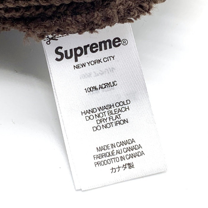 SUPREME シュプリーム 21AW Loose Gauge Beanie ルーズゲージビーニー ニット帽 ブラウン 福生店