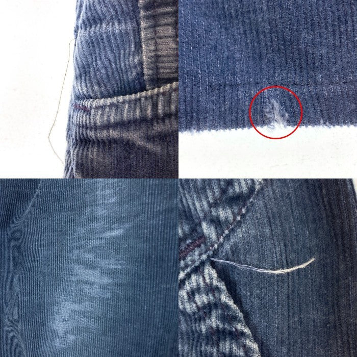 MADEWELL メイドウェル RN15401 ブランドタグ欠損 コーデュロイ ペインターパンツ ネイビー size34 瑞穂店