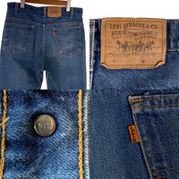 80's Levi's リーバイス 20517-0217 ブーツカット デニムパンツ インディゴ USA製 オレンジタブ Size 34×30 福生店
