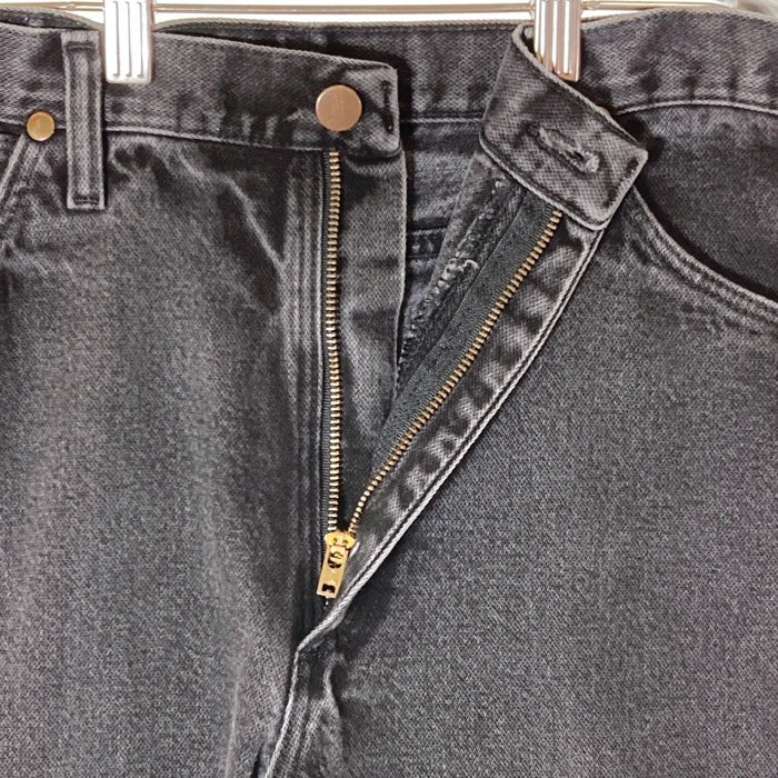 Wrangler ラングラー 936WBK SLIM FIT JEANS ブロークンツイル ブラックデニム デニムパンツ ブラック size32 瑞穂店